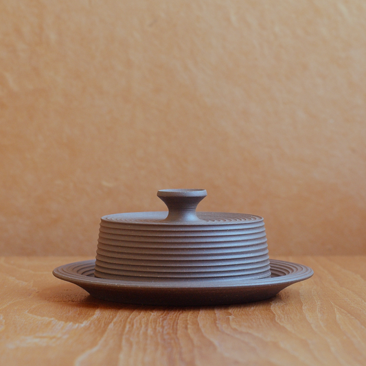 Fluted Butter Dish